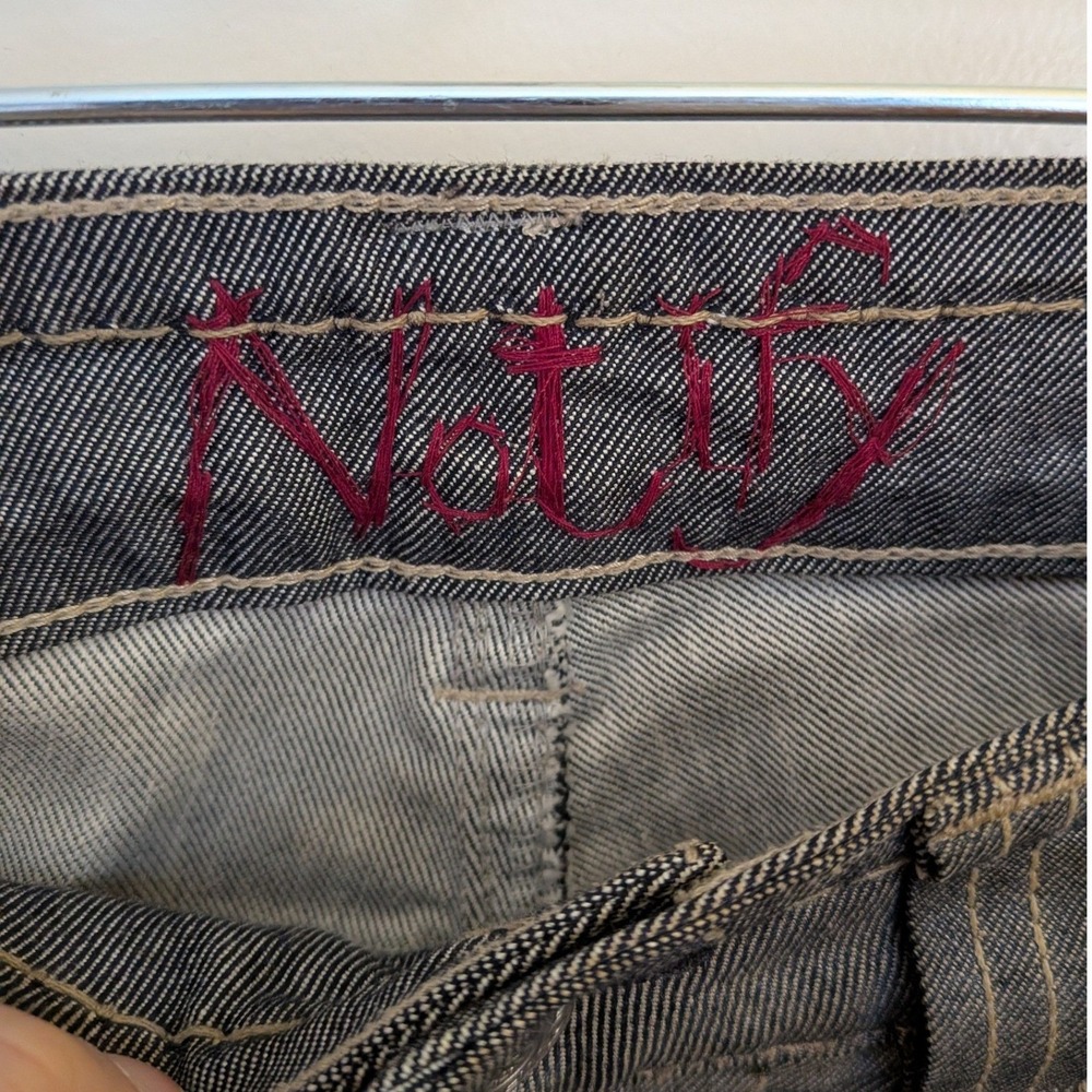 Notify Women's Hellebora Grey Straight Leg Jeans Made in Italy Grunge Size 0/25 - Picture 3 of 9